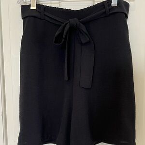 Zara Dressy Shorts in Black